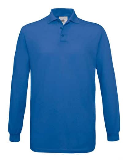 Unisex Polo Safran Long Sleeve - royal-blue