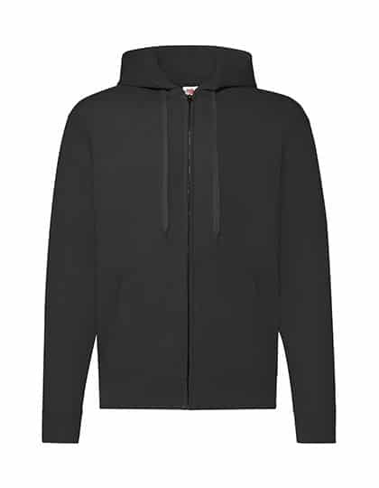 Classic Hooded Sweat Jacke - black